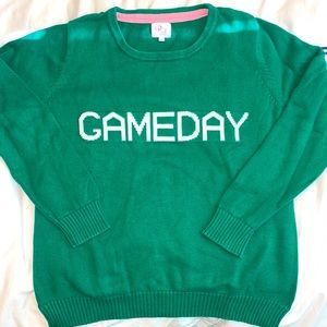 Green “Game Day” by Pink Pineapple boutique in Newport, RI size XL